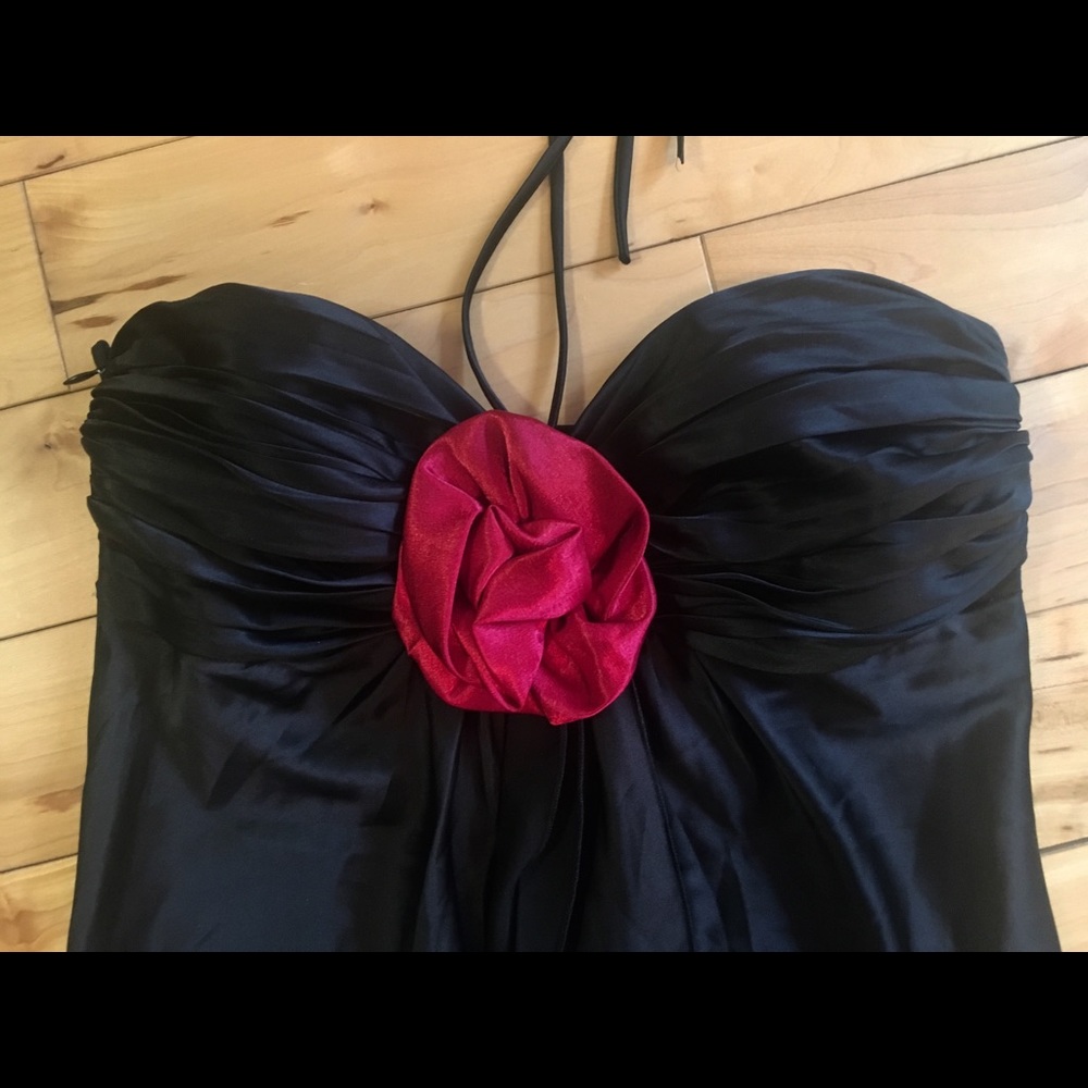 Vintage Black Silk Dress, can fit size 2, XS